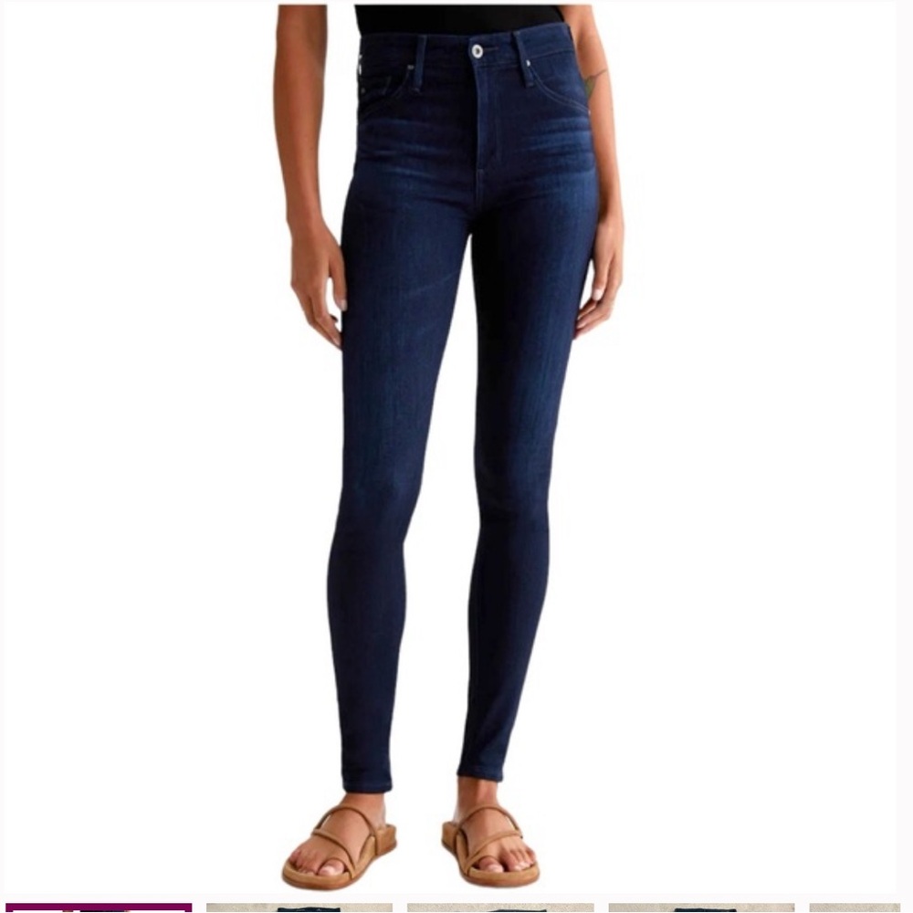The Farrah high-rise skinny jeans